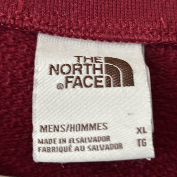 The North Face Heritage Patch‎ Logo Crew Sweatshirt Pullover Mens XL Beetroot - Picture 5 of 8